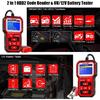 2025 KONNWEI KW681 Professional Car OBD2 Scanner Auto Diagnostic Tools 6V12V 2 In 1 Car Motorcycle OBD2 Battery Tester Tools
