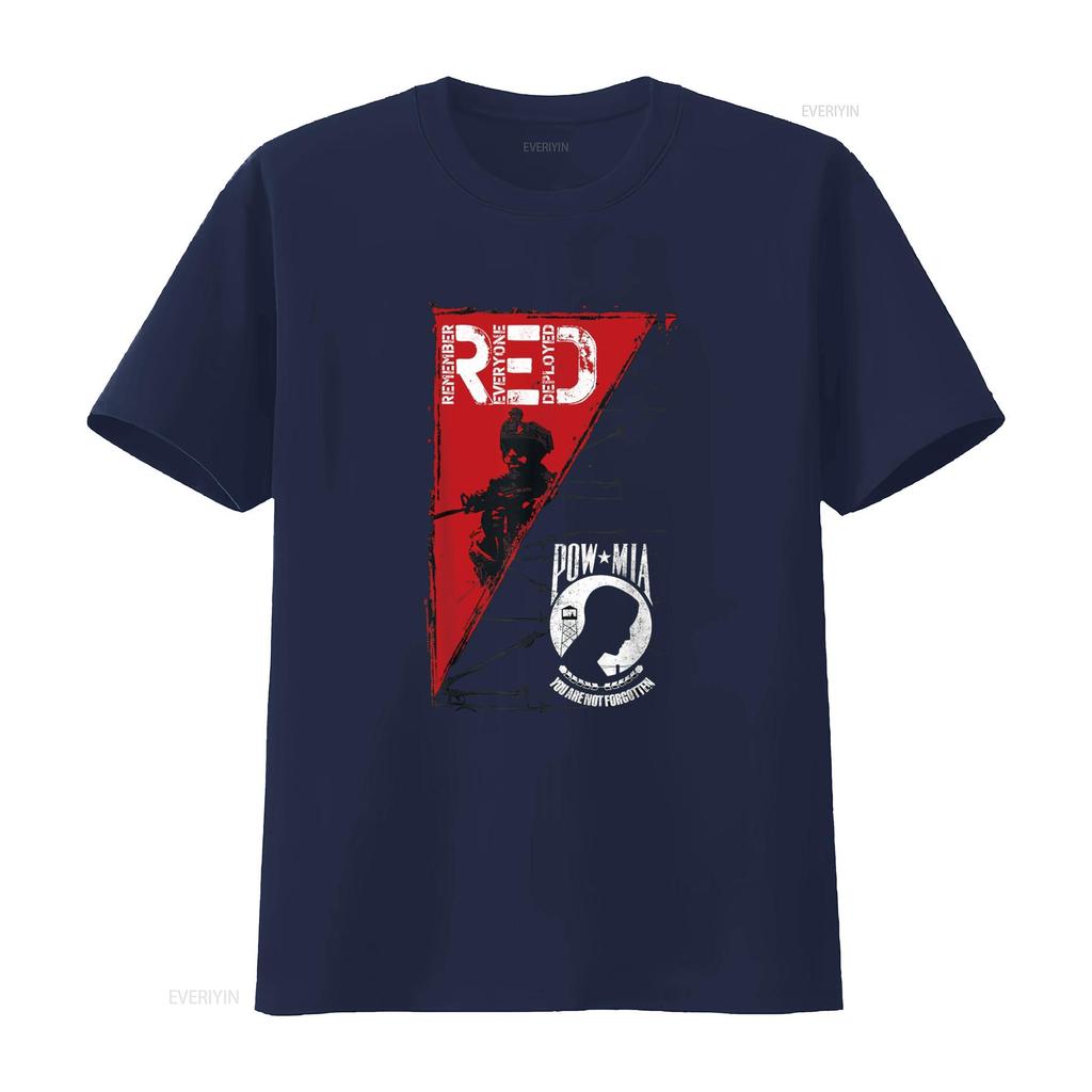 Remember Everyone Deployed T Shirt vintage Washed Soft Breathable Casual Slightly homme Unisex Comfortable graphic fashion