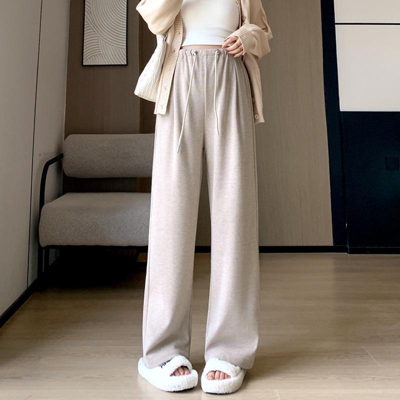 

Maternity Wide-Leg Pants: Non-Constricting, Loose, Slimming Casual Wear for Spring & Autumn, 2026 New Style One Size (80-110 Jin)