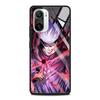 Jujutsu Kaisen Anime Tempered Glass Case Funda For Xiaomi Redmi Note 9S 10 11 9 8 Pro 10S 8T 9T 9A 9C K40 Back Shell Cover Coque