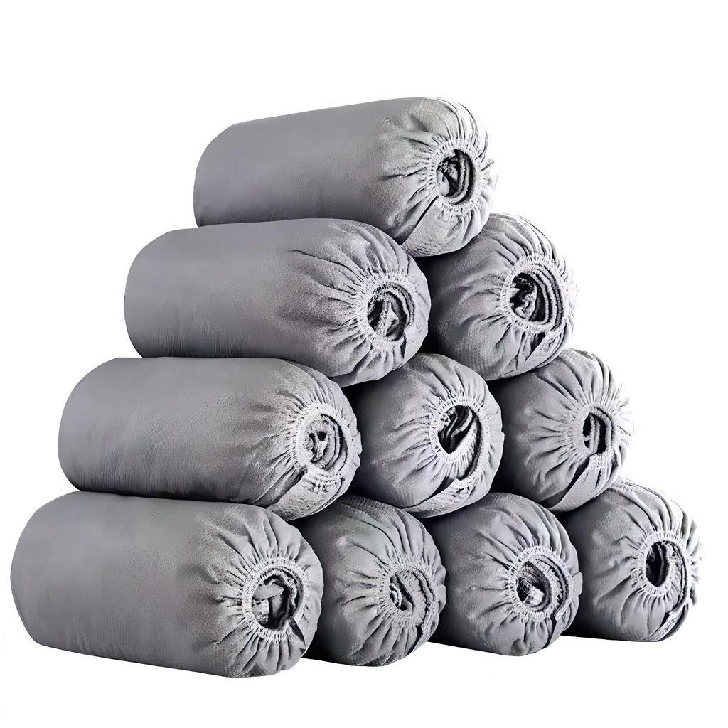 100Pcs Disposable Non Woven Shoe Covers Thick Breathable Anti Slip Boot Covers For Indoor Home Use
