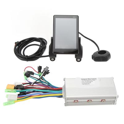 36V 48V 60V 500W 28A M6C Kijelző Kefe nélküli Vezérlő Készlet Szinuszos Hullám 3 Üzemmód Motor Kefe nélküli Vezérlő Csere