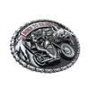 Zinc Alloy Wolf Head Belt Buckle - Western Cowboy Style