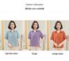 Embroidered Cotton-Linen Shirt: Women's Short Sleeve Loose Casual Top