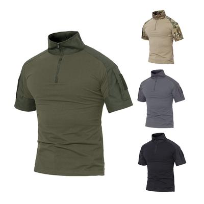 Männer Sommer T Shirts Airsoft Armee Taktische T Shirt Kurzarm Military Camouflage Baumwolle T Shirts Paintball Kleidung