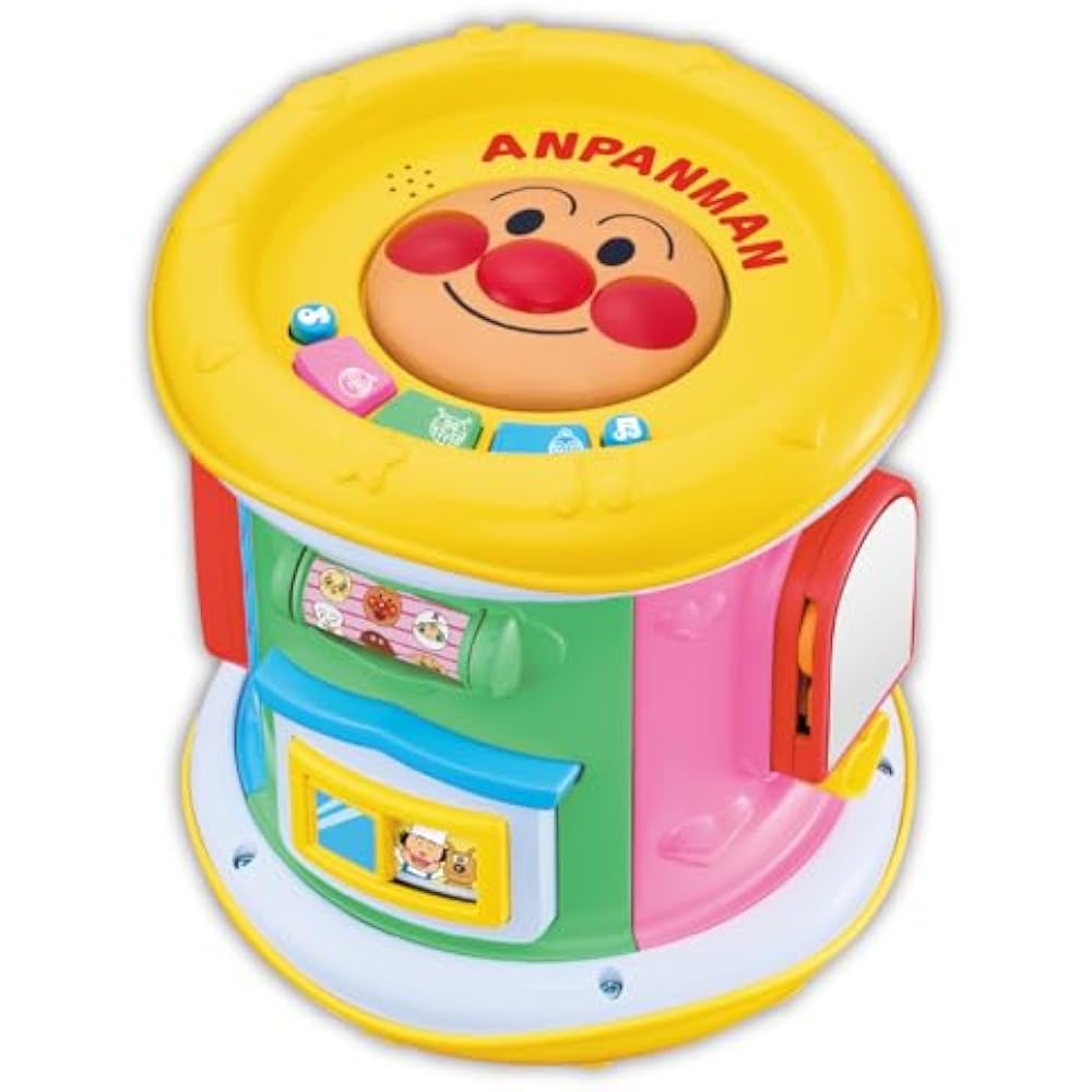 AGATSUMA (AGATSUMA) Anpanman Hand Play Melody Roller (Target Age: 8 months and up)