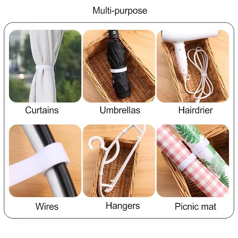 Nylon Plant Bandage Ties Black Green Garden Twine Plants Tie Velcro Fastener Tape Garden Hook Loop Bamboo Cane Wrap Support 5M