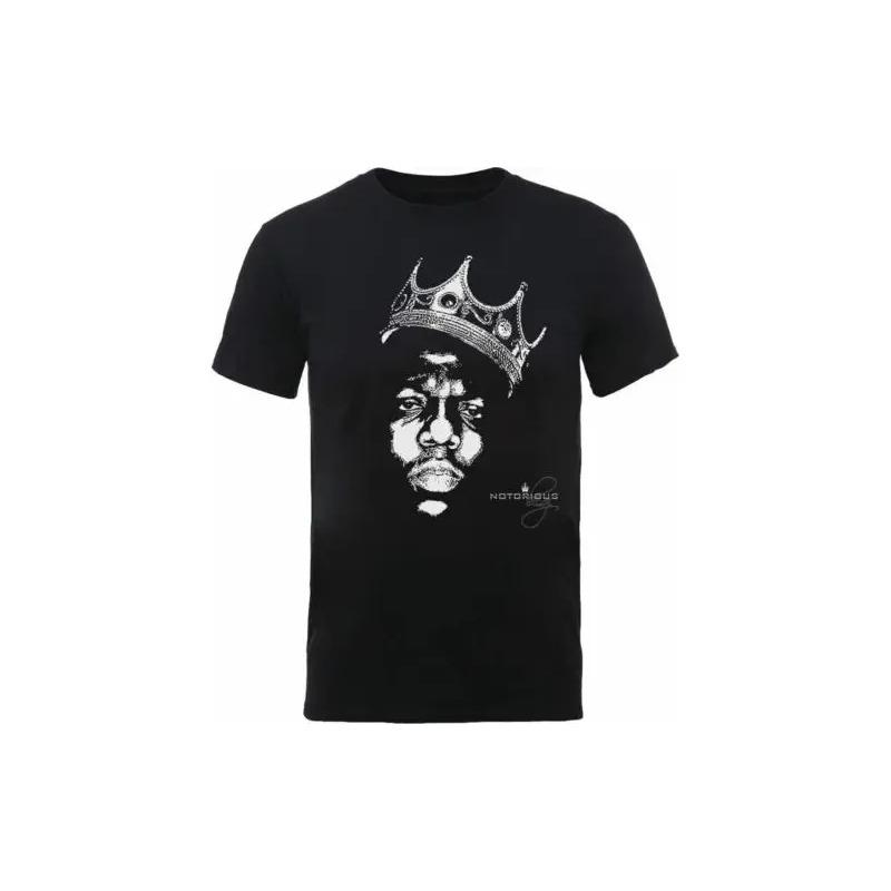 Camiseta Oficial Biggie Smalls Notorious B.i.g. Bw Crown Fac S разноцветный