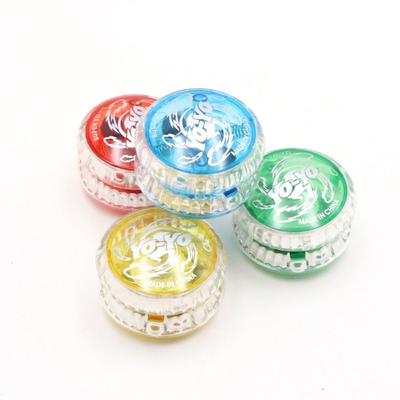 Simplicity Plastic 2A Yoyo Wear-resistant Fall Prevention Glowing Yoyo Portable Durable Yoyo