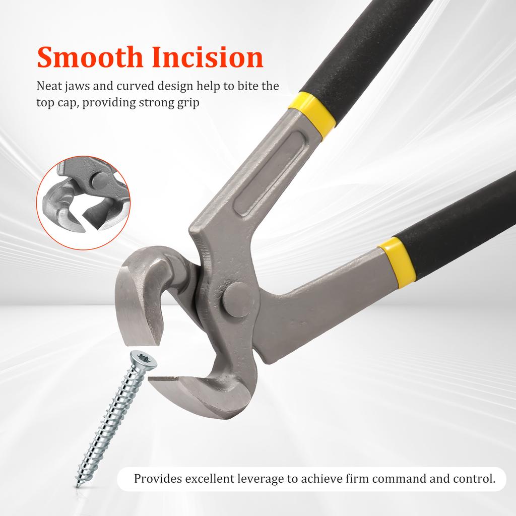 2Pcs Nail Puller Heavy Duty Staple Remover Practical Staple Puller Multipurpose Carpenter Tool for Pulling Nails and Cutting