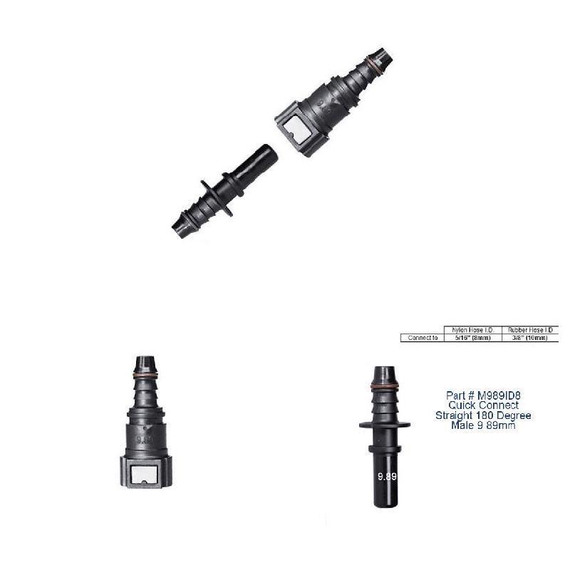 Kraftstoffschlauch Gerade Auto Auto Kraftstoffleitung Schlauch Schnellverschlussverbinder Automobil Trennverbinder