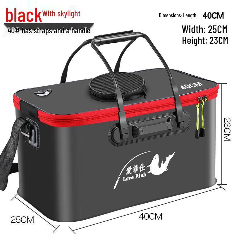 Găleată Pliabilă Multifuncțională din EVA pentru Păstrarea Peștelui - Geantă Grosă pentru Pește cu Livrare Gratuită