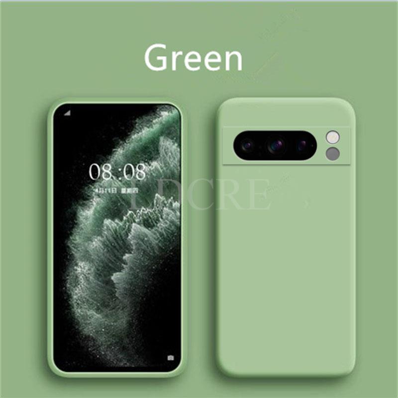For Google Pixel 8 Pro Case Liquid Silicone For Pixel 8 Pro 7A 7 Pro 6 6A 7A Cover TPU Fundas Protective Case Pixel 8 Pro Cover