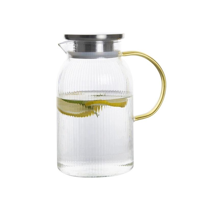 High Borosilicate Glass Cool Kettle Cold Kettle Summer Kettle High Temperature Resistant Household Large Capacity High Value Set
