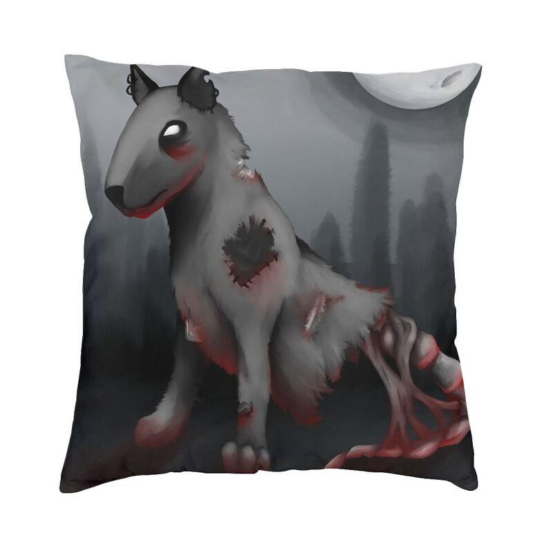 Tim Burton Horror Movie Sparkly Cushion Covers x Velvet Frankenweenie Throw Pillow Case for Sofa Car Square Pillowcase
