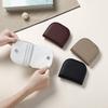 Zipper Short Wallet Mini PU Leather Card Holder Fashion Coin Purse  Outdoor