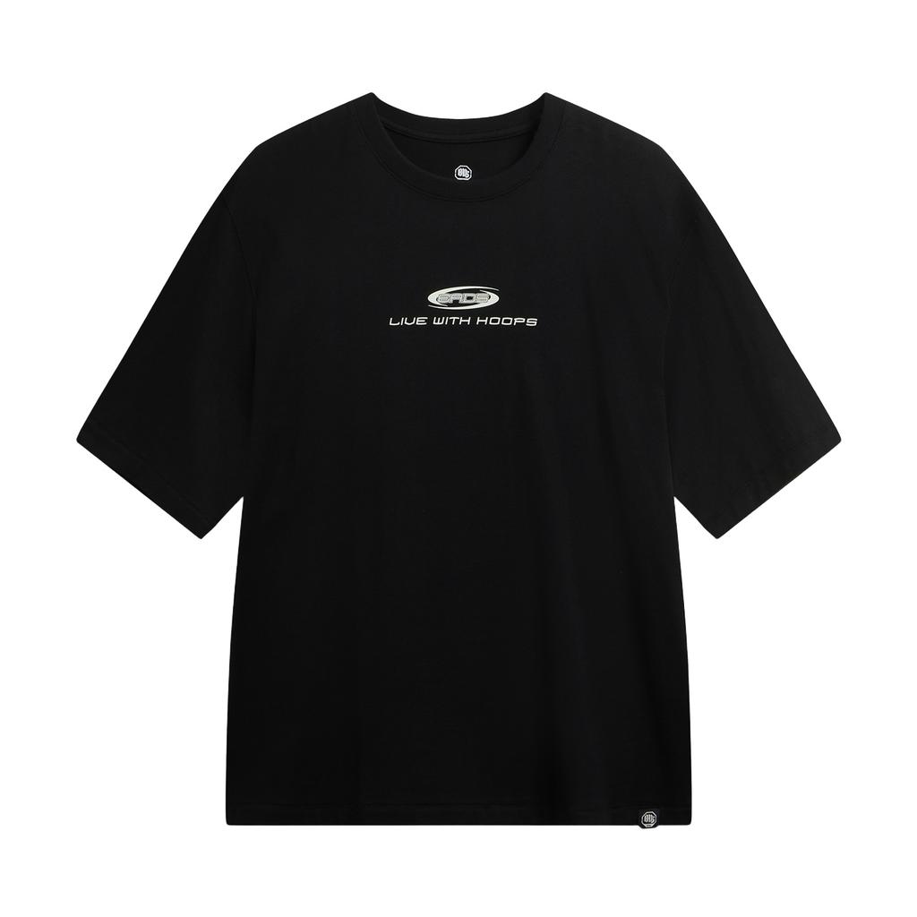 Li Ning BADFIVE T Shirts Men's Black Crew Neck Moderate AHSW163-5