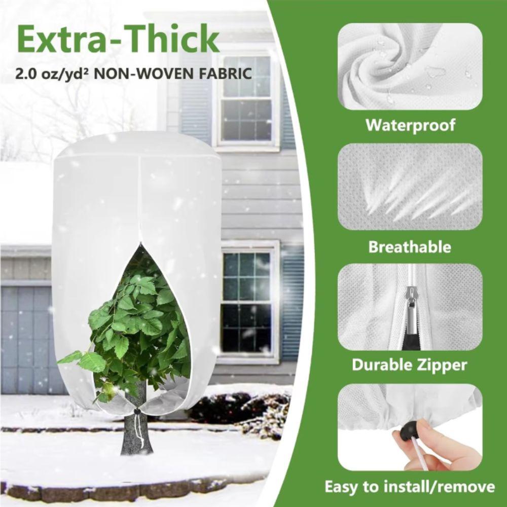 Non-Woven Fabric Plant Antifreeze Cover Extra Thick Garden Plant Protection Net Frost Protection