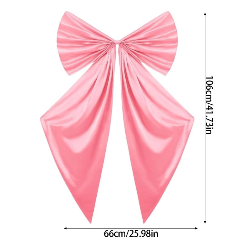 Sophisticated Big Pink Bowknot Wall Decoration For Coquettes Birthday And Bachelorette Party Festival Home Decors