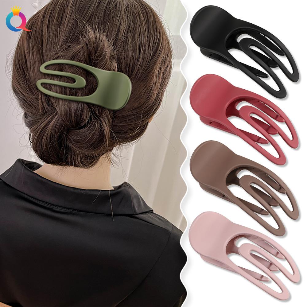 Simple Hair Clip Concave Updo Duckbill Clip Hair Grab Clip Shark Clip Clip Hair Accessory Headpiece
