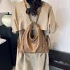 Einfacher lässiger Rucksack Damen neuer Herbst und Winter Retro-Mode Umhängetasche große Kapazität Pendler-Tragetasche