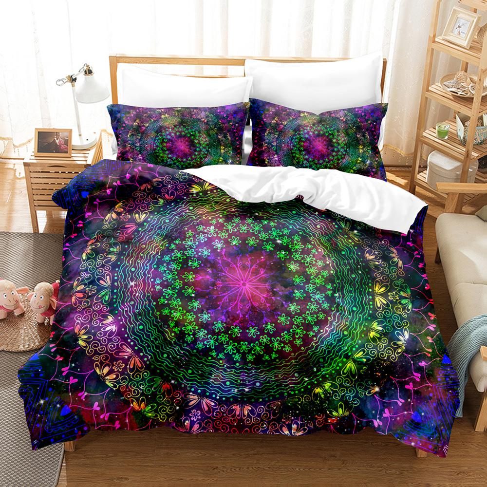 Comforter Bohemian Mandala Bedding Sets For Adults S Boho Home Bedclothes Full Queen King Size 228X228
