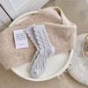 Autumn and Winter Socks Women's New Twist Solid Color Sleep Socks Australian Velvet Thickened Warm Home Floor Plush Socks