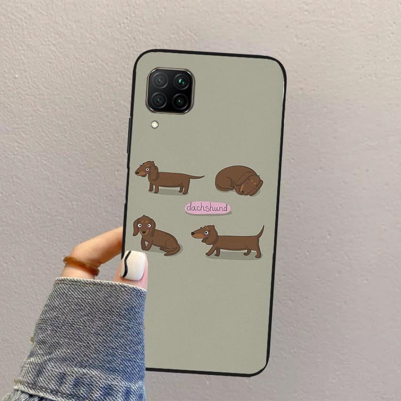 Dachshund Dog For Huawei Nova 12s 12i 11i 8i 7i Y73 Y70 Y90 Y60 Y72 Y61 Y91 9 10 SE P30 Pro P40 Lite Case