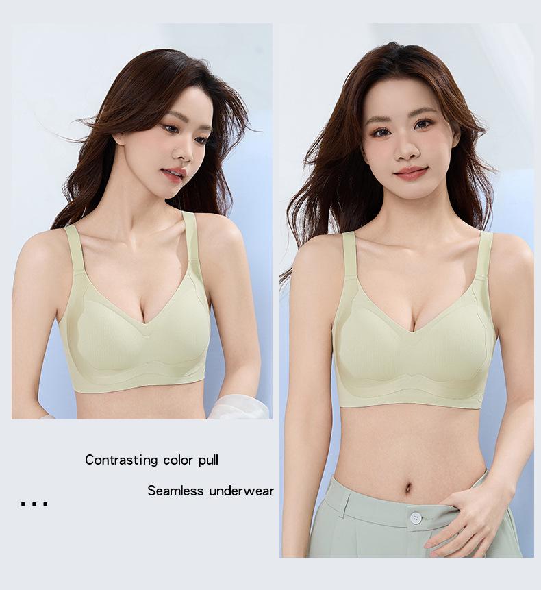 Seamless Lift-Up Bra: Soft Support & Anti-Sagging for Women