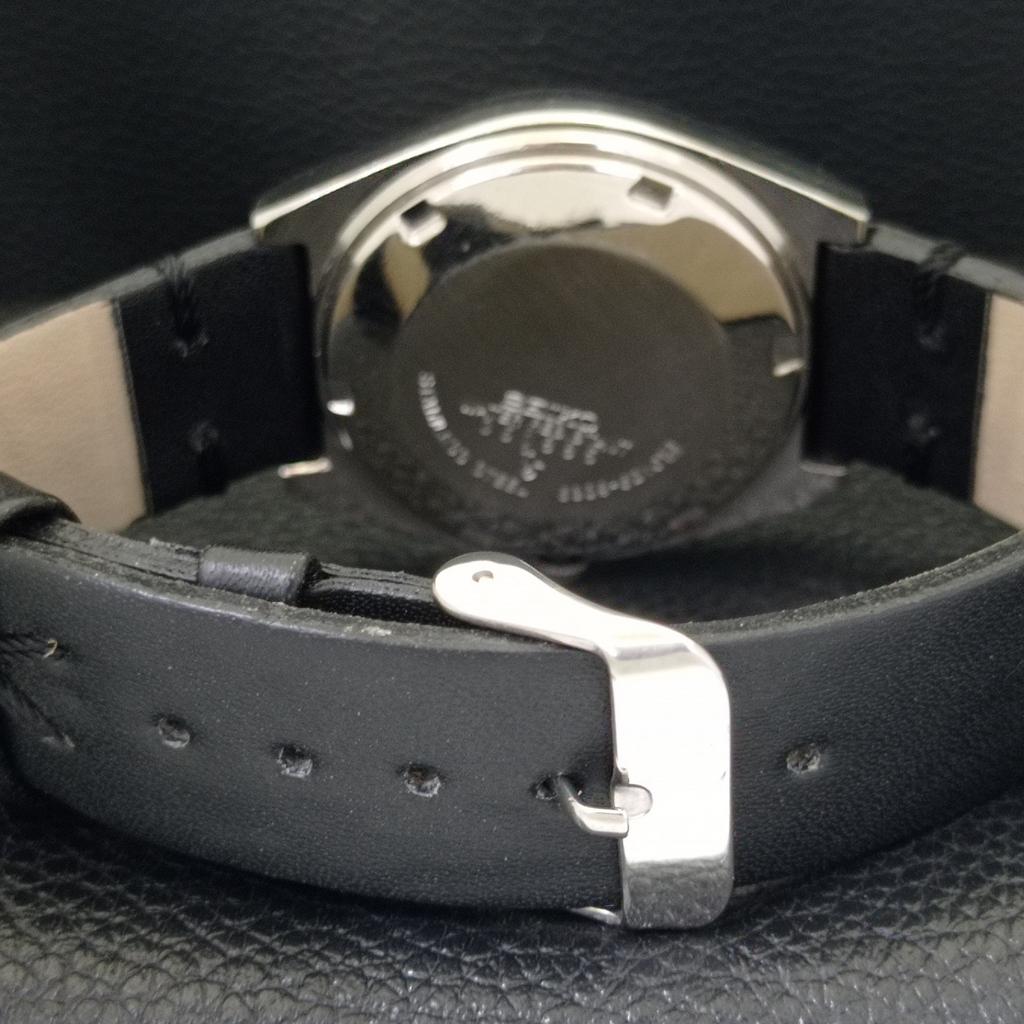 Seiko 5 AUTOMATIC 6309A VINTAGE JAPAN MENS BLACK COLOR DIAL WATCH A701543-5 R206b-a701543
