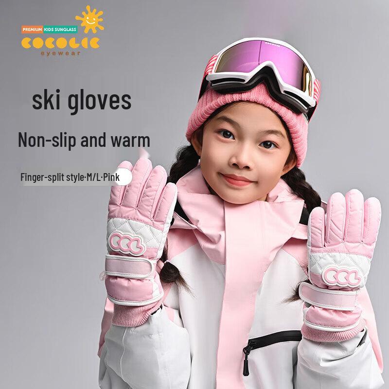 COCOLIC Kids' Winter Cartoon Ski Gloves