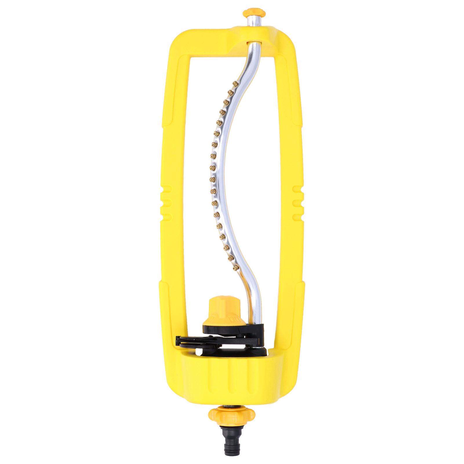 

Oscillating Sprinkler 18 Holes Large Coverage Automatic Rotation Water Sprinkler for Lawns Gardens