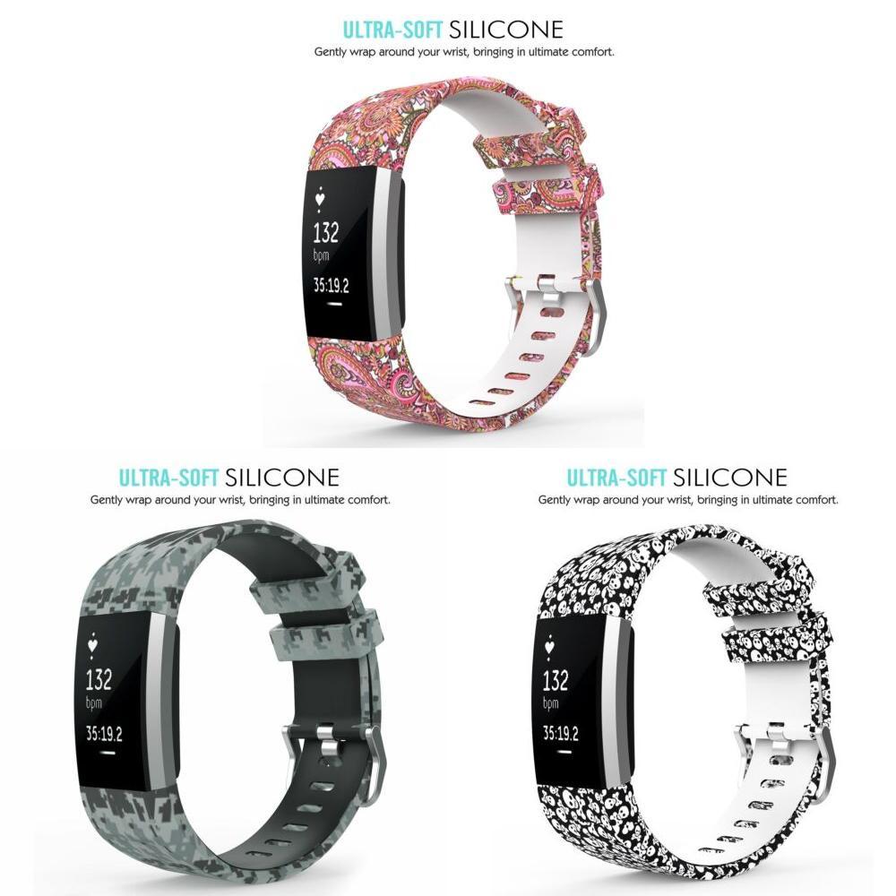 Stylish Silicone Bands For Fitbit Charge 4 And Charge 3 Comfortable And Durable