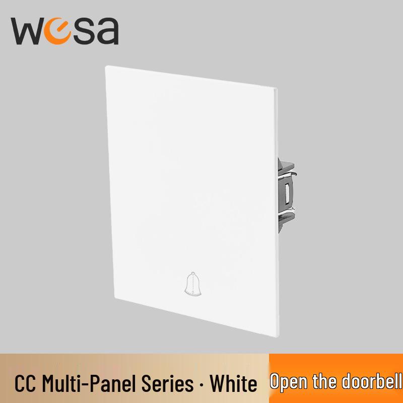 European Standard Multi-position Wall Socket with Flame Retardant Protection and Simple Design