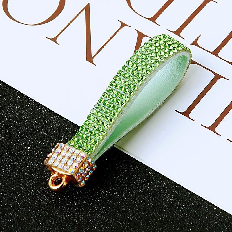 Colored Leather Keychain Rope Pendant Bag Decoration Fashion Gifts Ornament