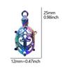 10pcs/Lot Multistyle Animal Pendants Rainbow Charms For Jewelry Making Supplies Eagle Bat Elephant Charm Frog Duck Shark Pendant
