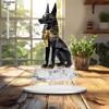 Antico Dio Cane Egizio Anubi, Decorazione Quattro Stagioni, decorazione per la casa nuova, Perfetto e Durevole per Camera da Letto, Negozio, Ufficio, Cucina, per Decorazione