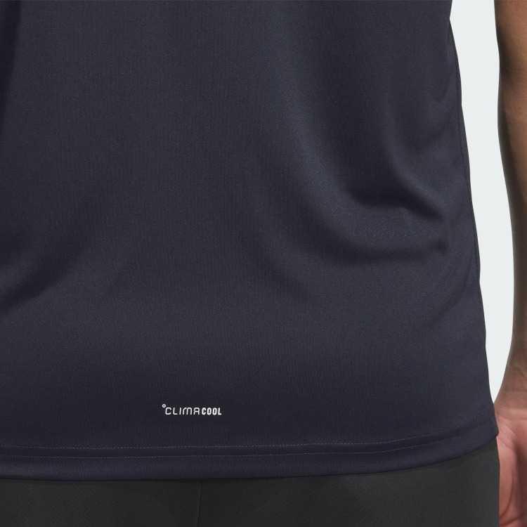 Adidas Sports Fitness Polo Shirt Men Tops Legendary-Ink-Blue JZ0098