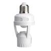 Motion Sensor Light Socket E27 Screw Infrared Radar Sensor Smart Bulb Holder Adapter for Home Porch Garage Basement Lighting