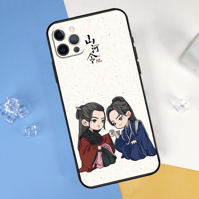 Word of Honor Shan He Ling Phone Case For iPhone 16 Pro Max 13 12 Mini 11 14 15 Pro Max XR 16 15 Plus 16e Cover Shell