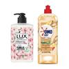 LUX Cherry Blossom Hand Soap & Ginger Dish Soap Combo