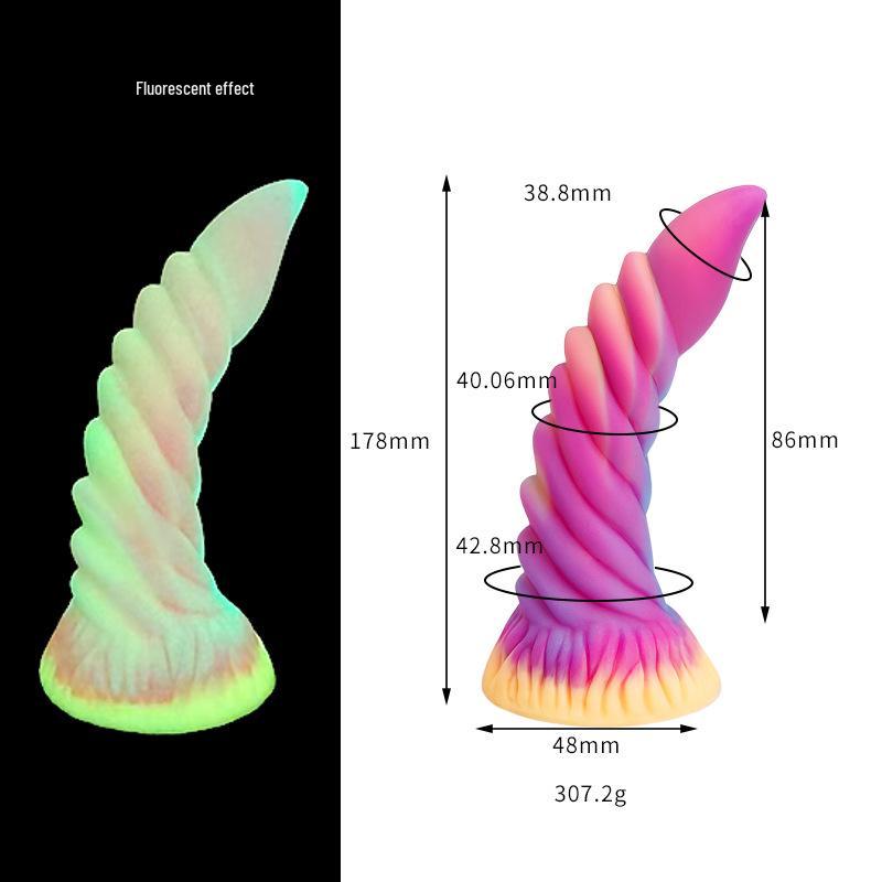 Thousand Hundred Fun Silicone Dildo - Female Erotic Toy for Anal Insertion & Masturbation