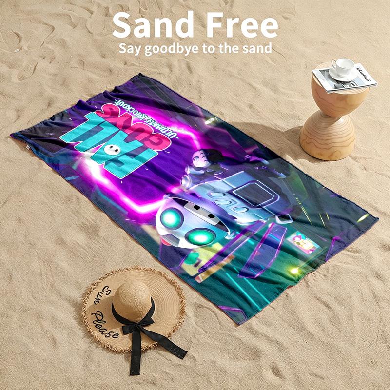 Fall guys Beach towels also serve as bath towels summer essential a musthave for the outdoors the beach and the pool