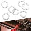Car Engine Oil Crush Washer Aluminum Alloy Automotive Oil Drain Plug Gasket Seal 90430-18008 for Toyota Runner Avalon Camry