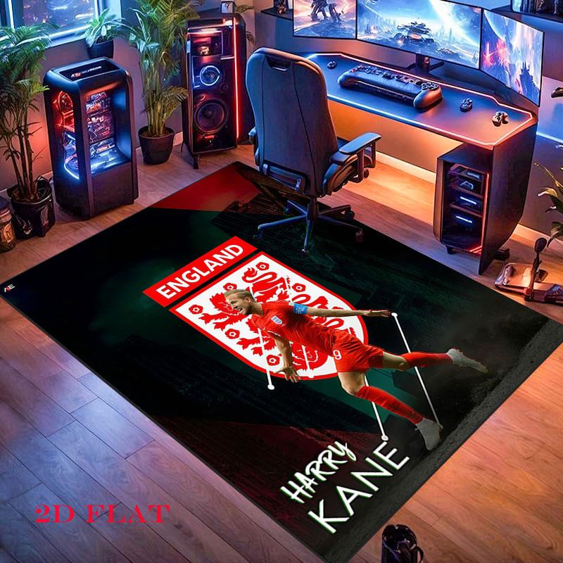 Harry Kane Glory Poster Carpet Rug for Living Room Bedroom Home Sofa Decoration,Kids Play Nonslip Floor Mat