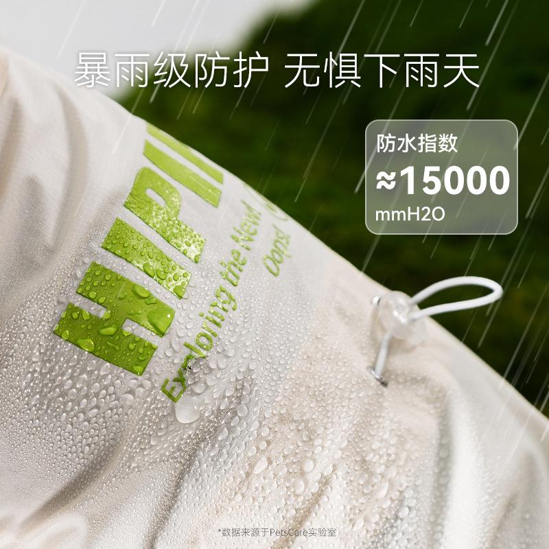 Popular traction dog raincoat Bi Xiong Teddy waterproof four-legged clothes dog poncho when going out in rainy summer