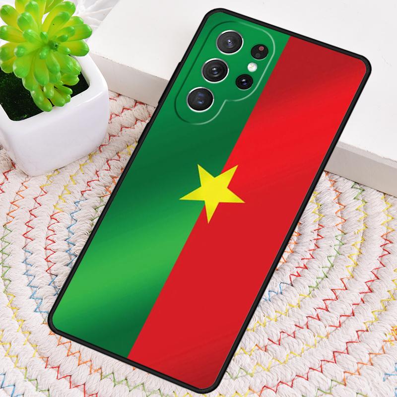 Burkina Faso Flag soft Phone Case for Samsung Galaxy note 10 pro S26 Ultra S23 S24 FE S25 S21 S22 PLUS shockproof Cove