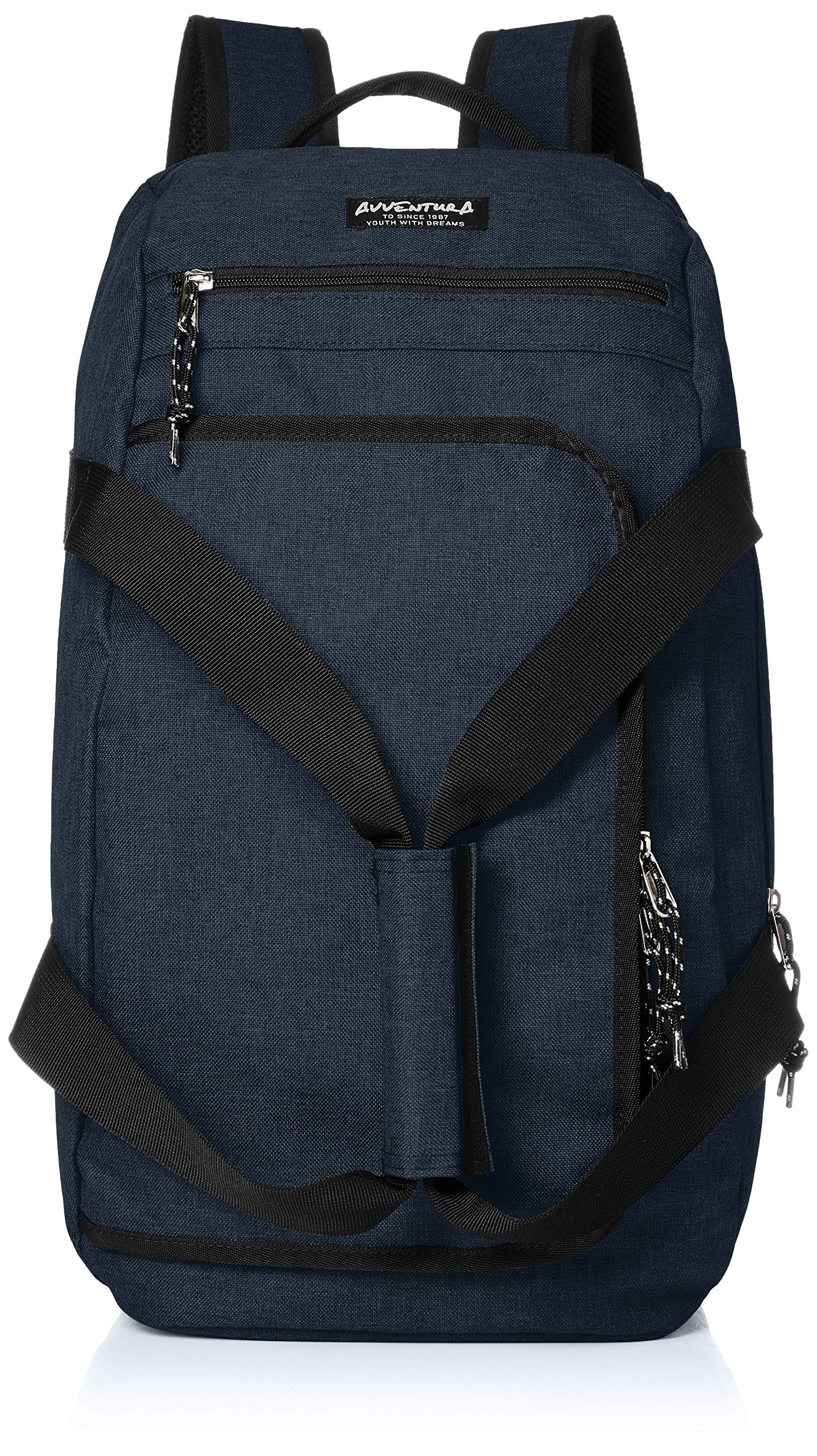 AVVENTURA RPT-30584 темно-синий 2-в-1 дорожная сумка-рюкзак