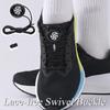 Lacci per Scarpe con Fibbia Girevole a Rilascio Rapido | Lacci Elastici Senza Nodo con Bloccaggi a Capsula | Facili da Installare per Sport e Uso Quotidiano