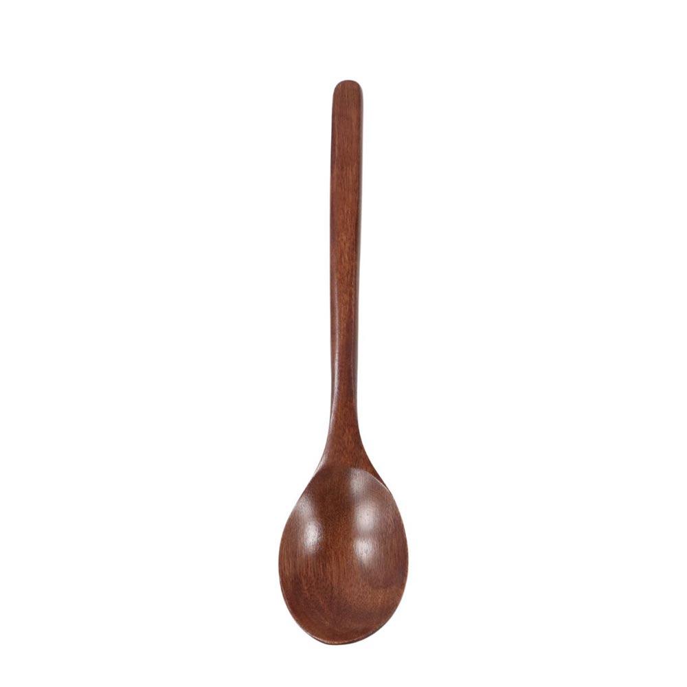 Ice Cream Retro Tea Coffee Tableware Kitchen Teaspoon Fork Coffee Spoon Stirring Spoon Wooden Spoon